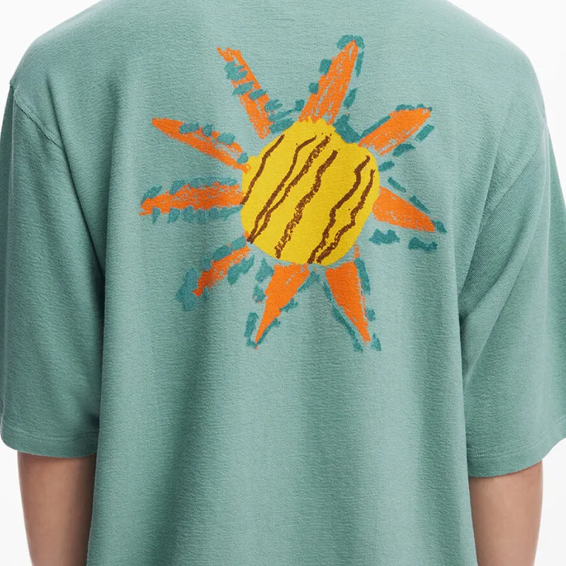 Desigual T Shirts Men Lake Blue-1