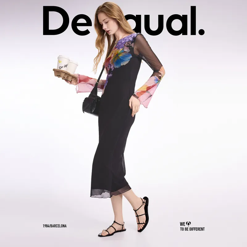 Desigual Long Sleeved Dress Women's-3