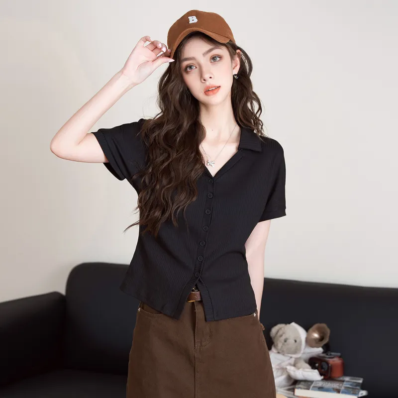 FAWENXIANGZI Regular T Shirt Women's-1