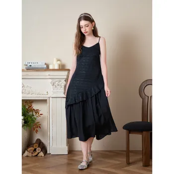 BANANA BABY Slip Dresses Women's Black