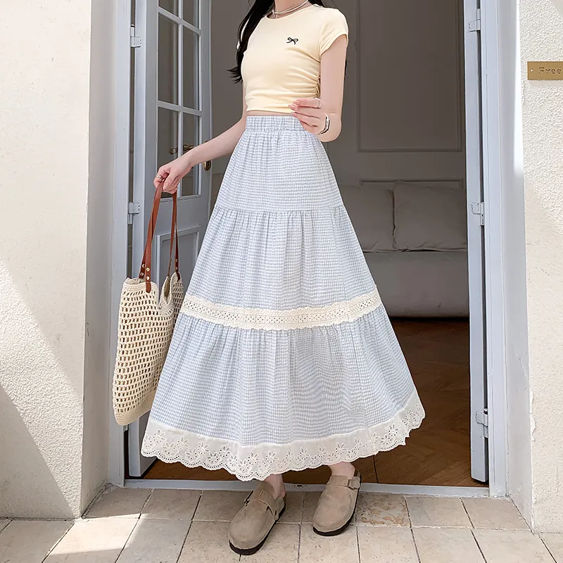 MPOX Casual Long Skirts Women's-3