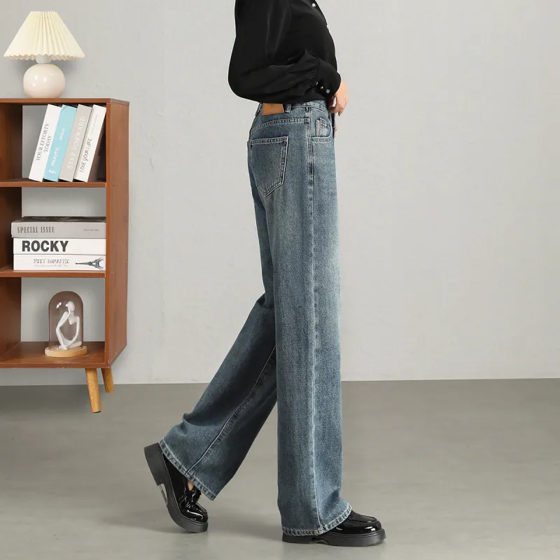 FAWENXIANGZI Jeans Women's Blue-5