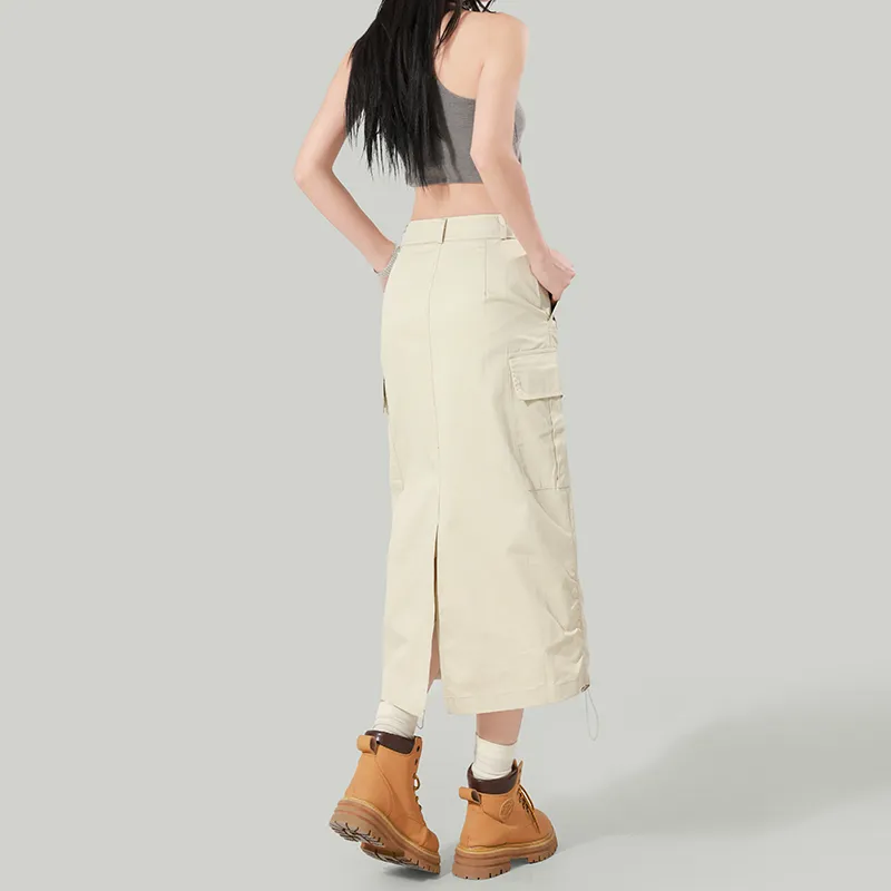 YINLEI Casual Long Skirt Women's-1