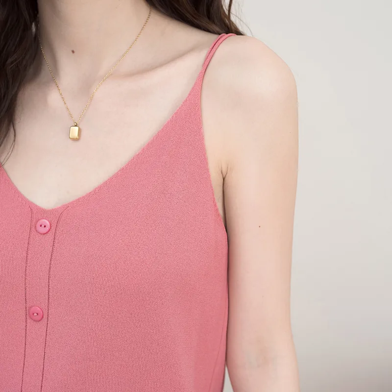 FAWENXIANGZI Tank Tops Women's Dark Pink-7