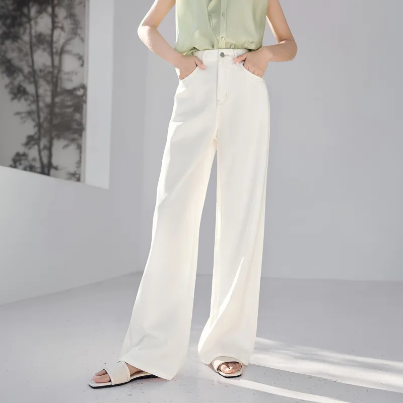 IHIMI Jeans Women's Mist White-2