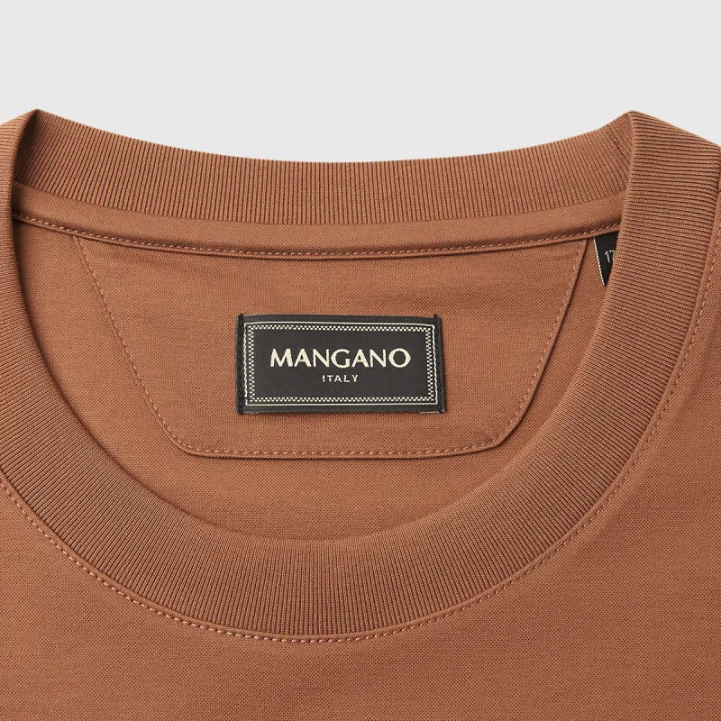 MANGANO T Shirts Men Coffee-3