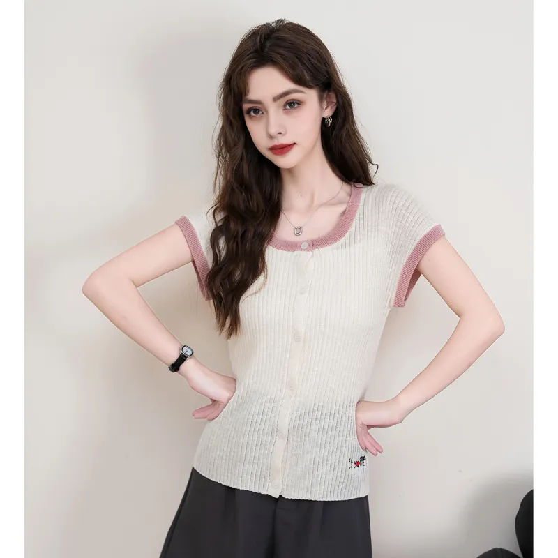 FAWENXIANGZI Regular T Shirt Women's-3