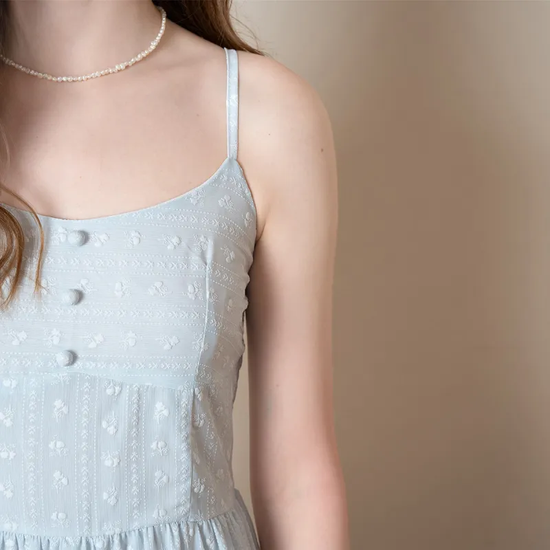 BANANA BABY Slip Dresses Women's Blue-7
