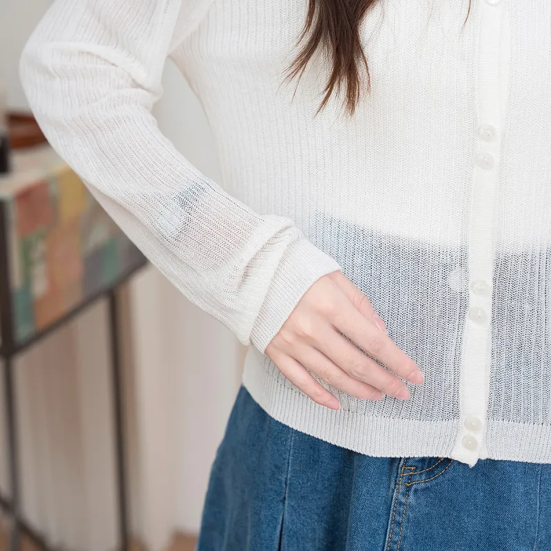 FAWENXIANGZI Knitwear Women's White-5