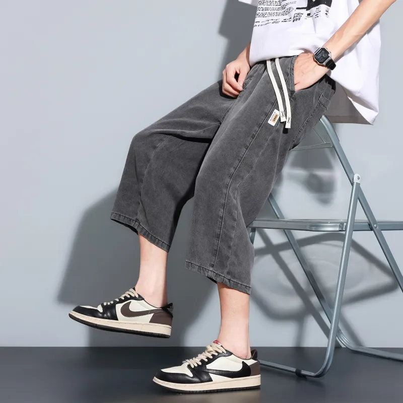 Tonlion Jeans Men Black Gray Color-6