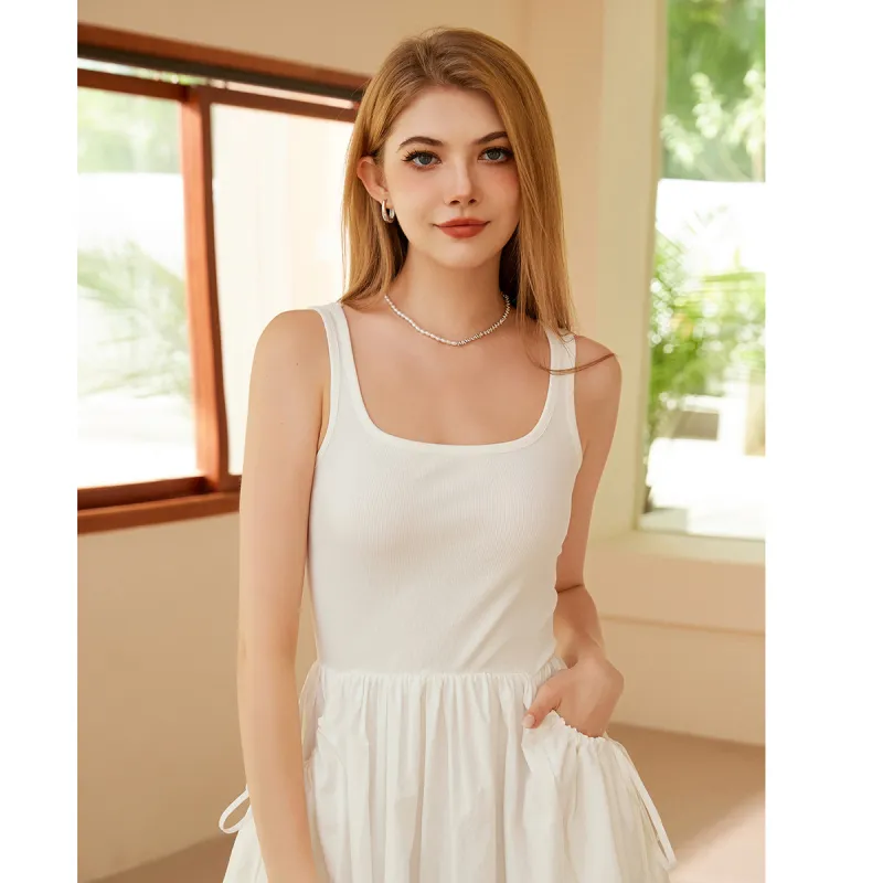 FAWENXIANGZI Slip Dress Women's-3