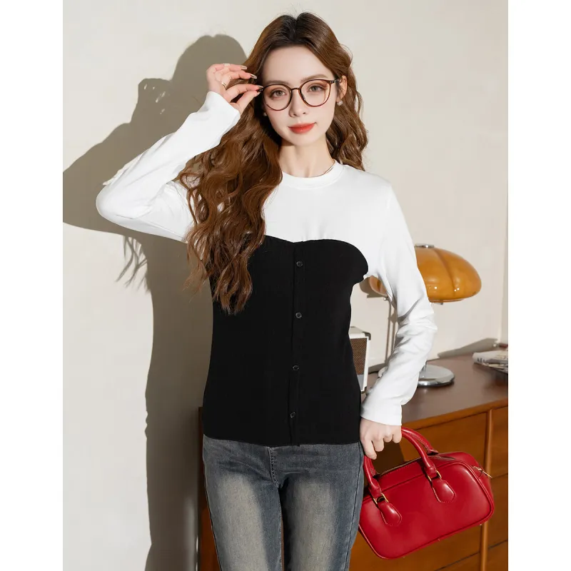 FAWENXIANGZI Regular T Shirt Women's-3