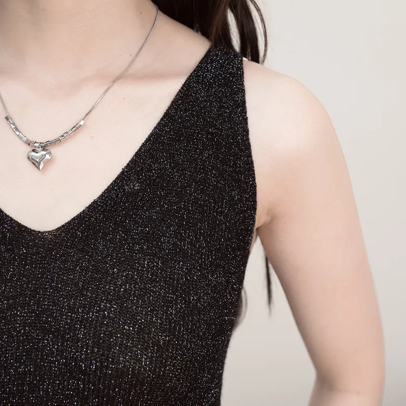 FAWENXIANGZI Tank Tops Women's Black-2