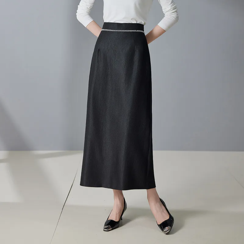 Hang Yi Court Casual Long Skirt Women's-1