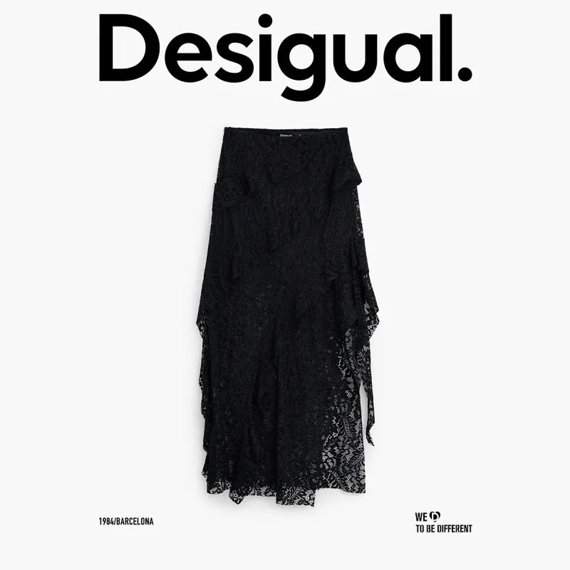 Desigual Casual Long Skirt Women's-6