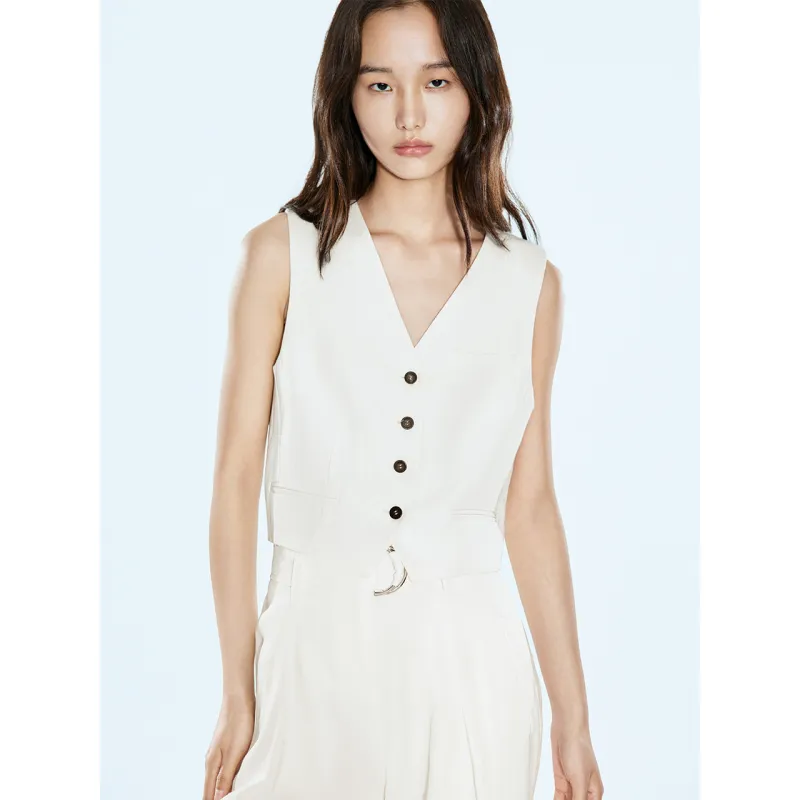COVERINS Vests Women's White-3
