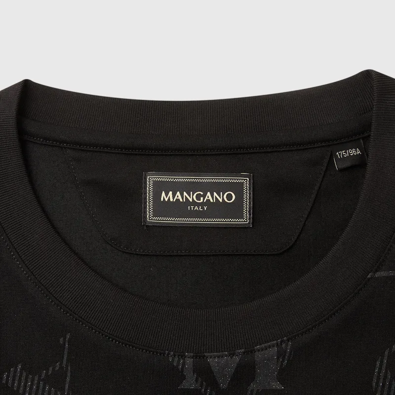 MANGANO T Shirts Men Black-3