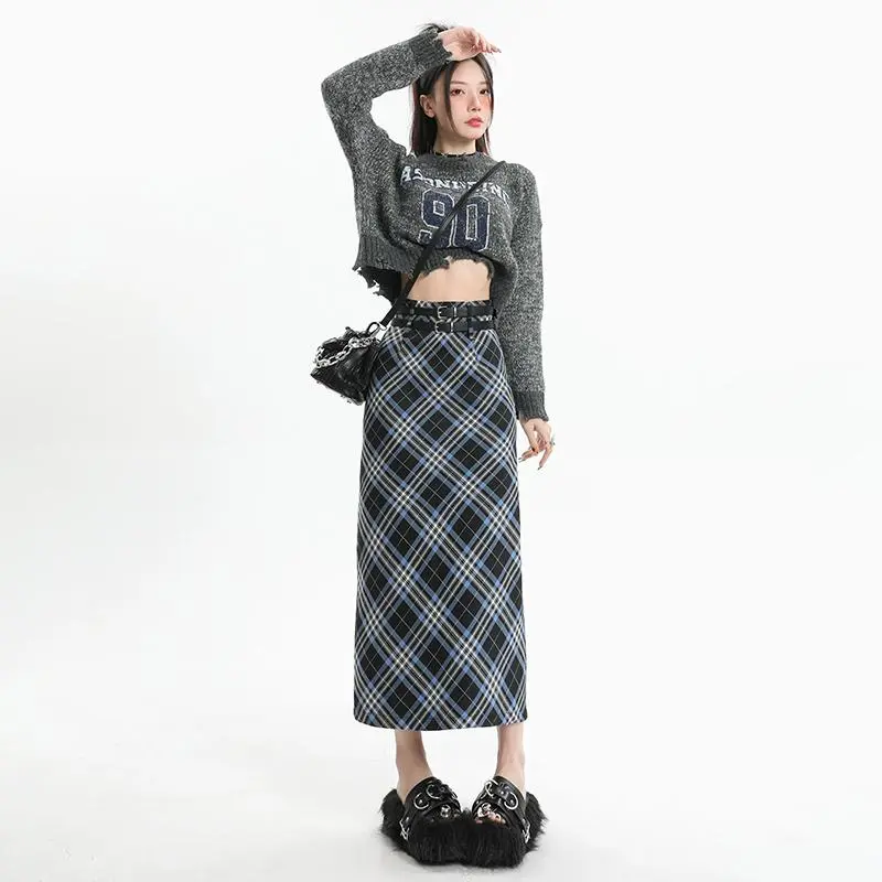 YINLEI Casual Long Skirt Women's-3