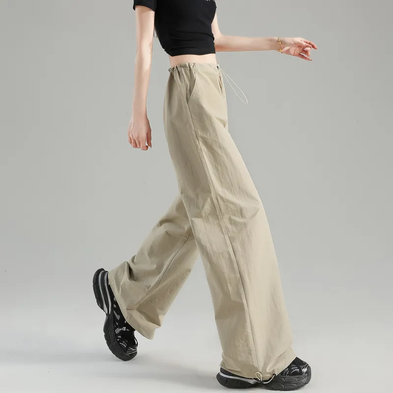 Tonlion Cargo Pants Women's Khaki-5