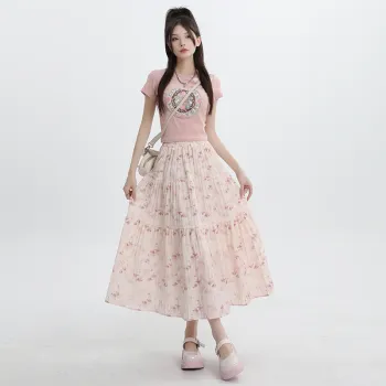 YINLEI Casual Long Skirt Women's