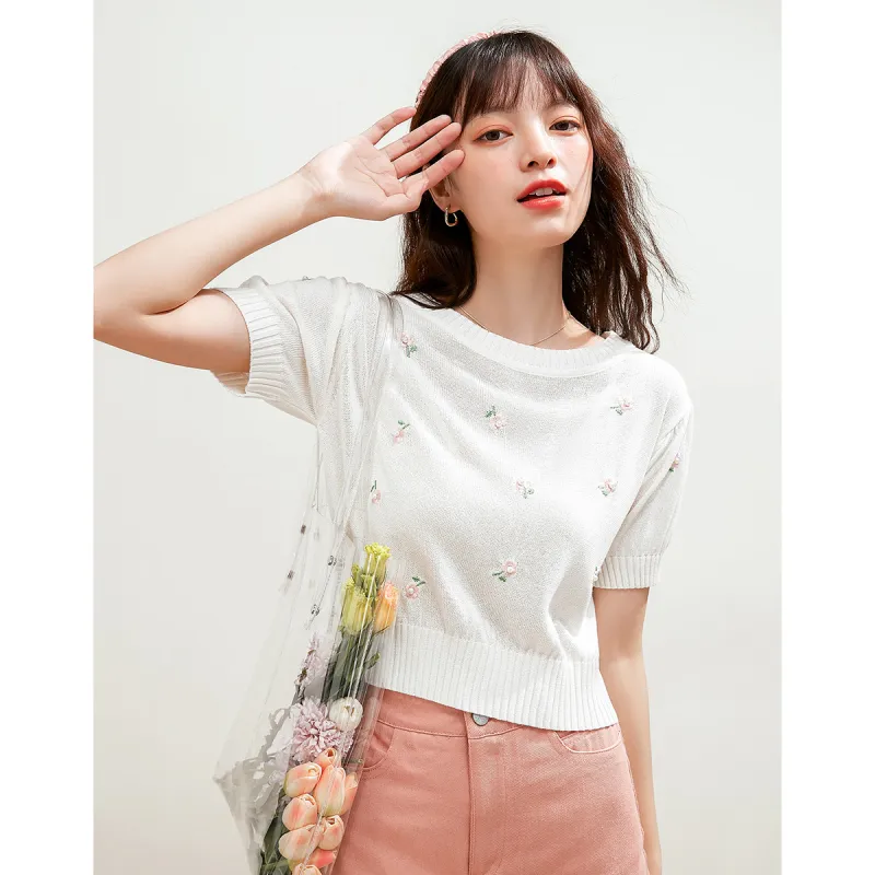 FAWENXIANGZI Knitwear Women's Ecru-0