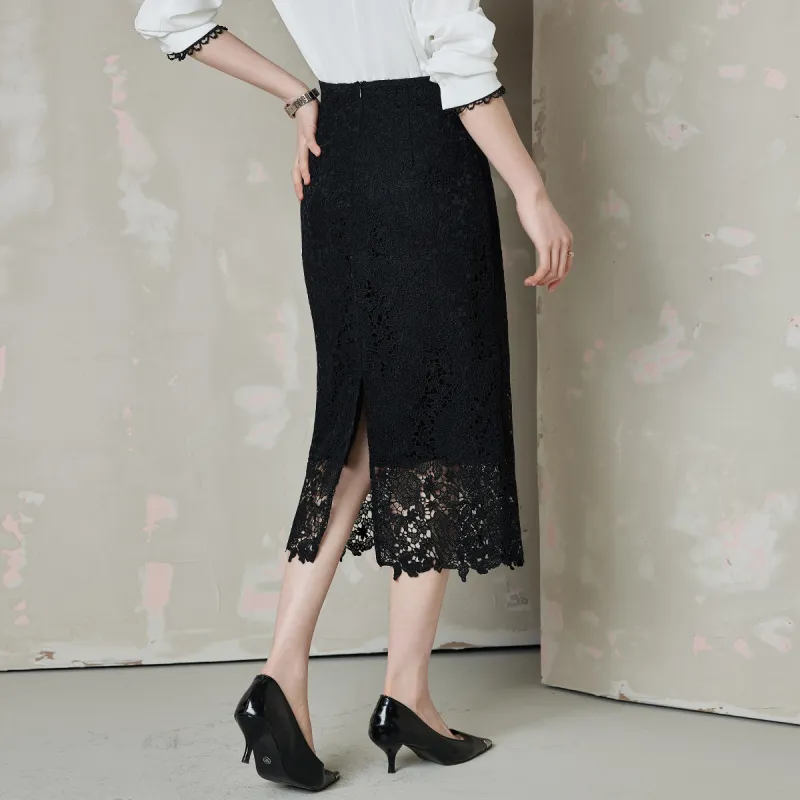 Hang Yi Court Casual Long Skirt Women's-5