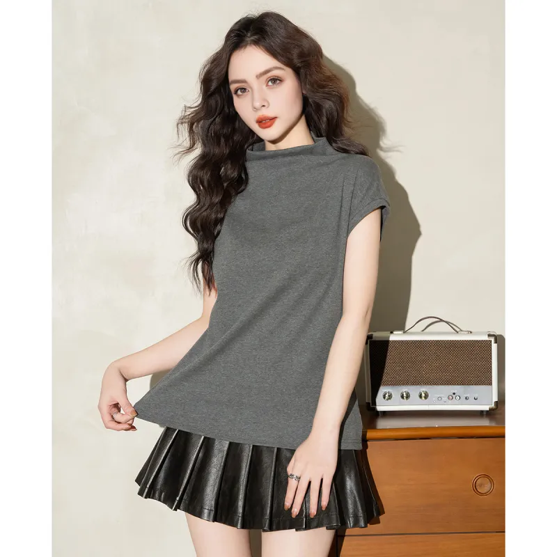 FAWENXIANGZI Regular T Shirt Women's-1