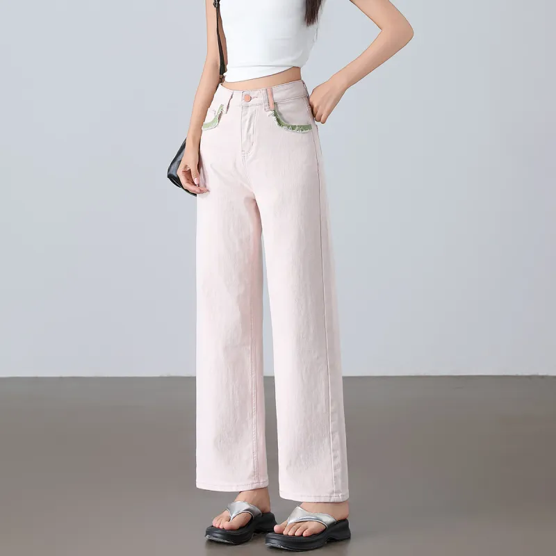 ONE MORE＊ Jeans Women's Light Pink-2
