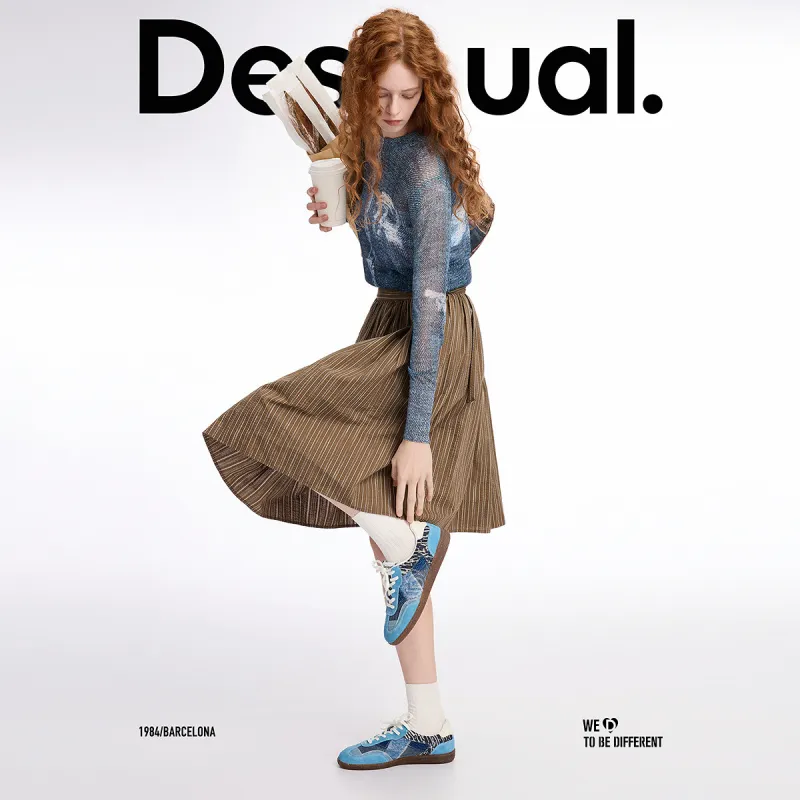 Desigual Casual Long Skirt Women's-7