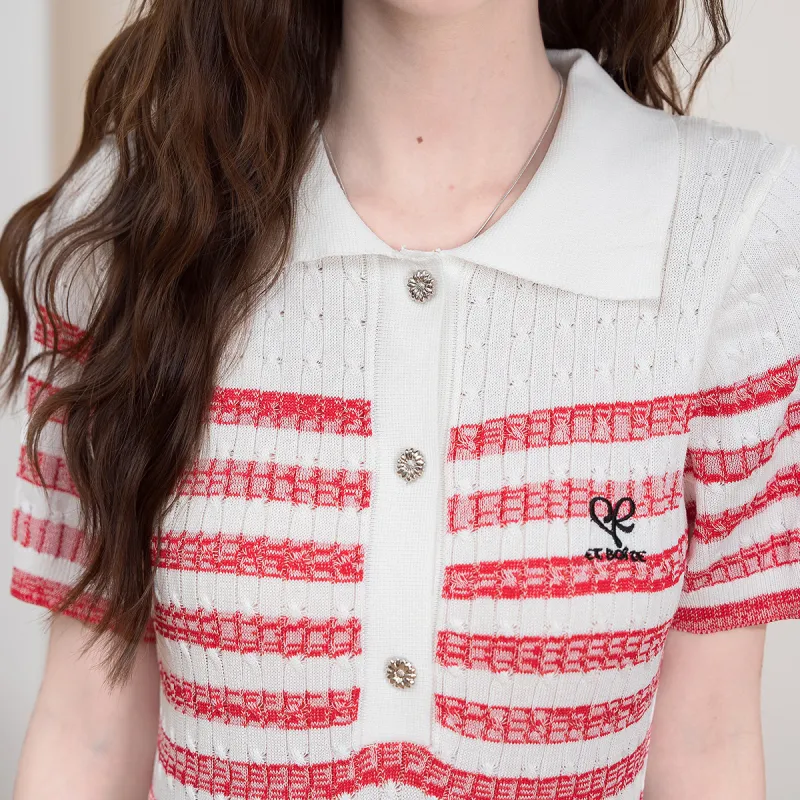 FAWENXIANGZI Short Sleeved Dress Women's-2