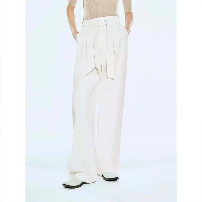 COVERINS Casual Pants Women's White-5