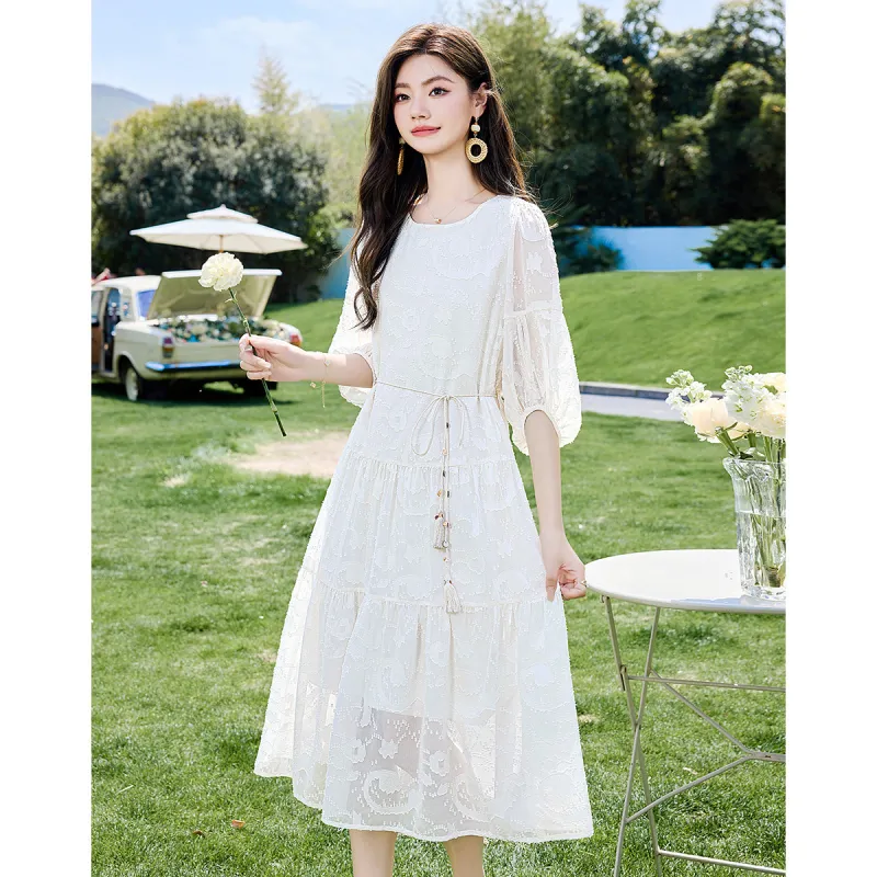 Like The Age Of Water Short Sleeved Dress Women's-2