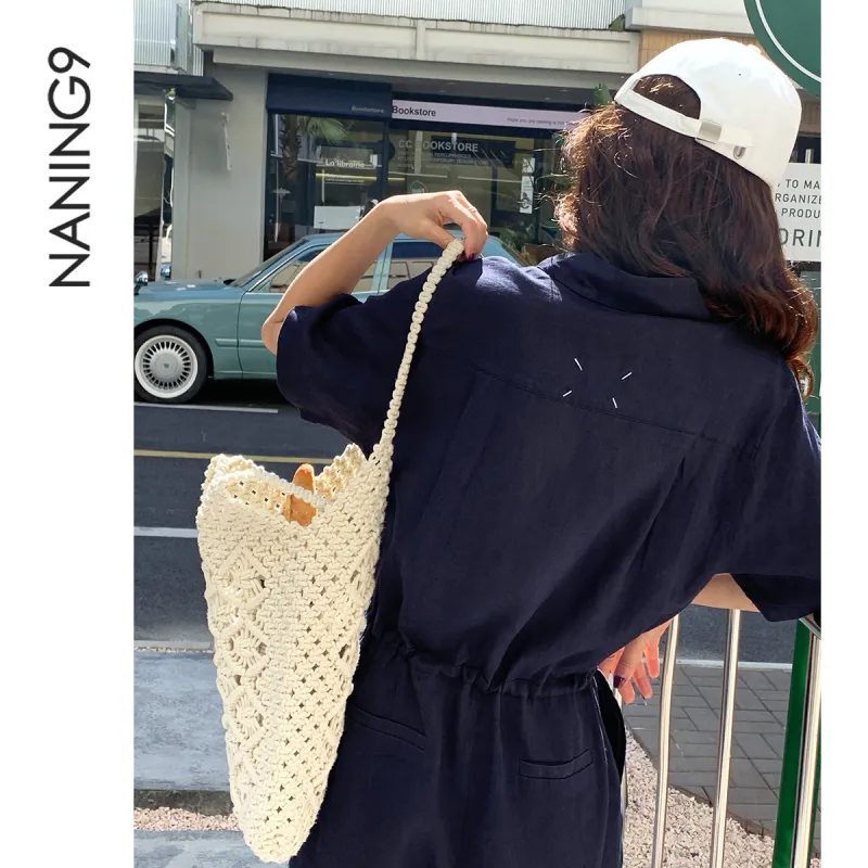 NANING9 Jumpsuits Women's Navy Blue-2