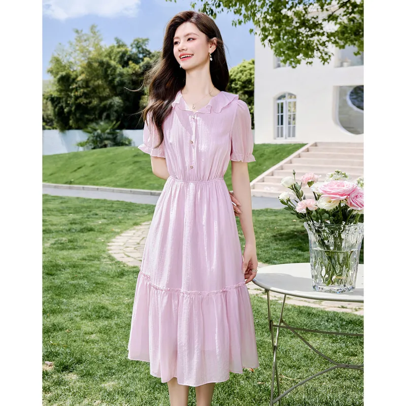 Like The Age Of Water Short Sleeved Dress Women's-4