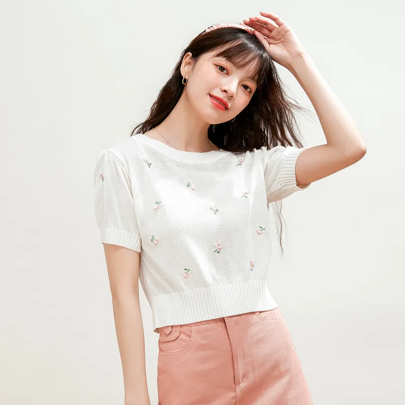 FAWENXIANGZI Knitwear Women's Ecru-1