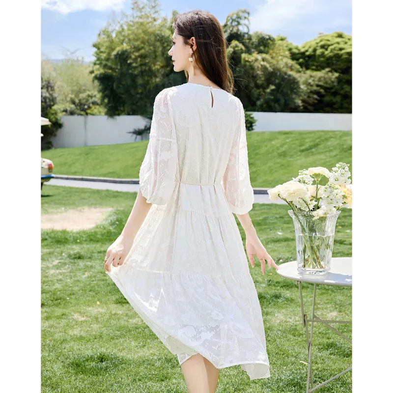 Like The Age Of Water Short Sleeved Dress Women's-4