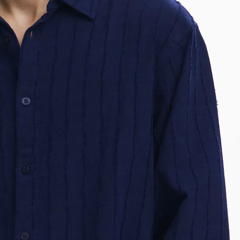 Desigual Shirts Men Marine Blue-3