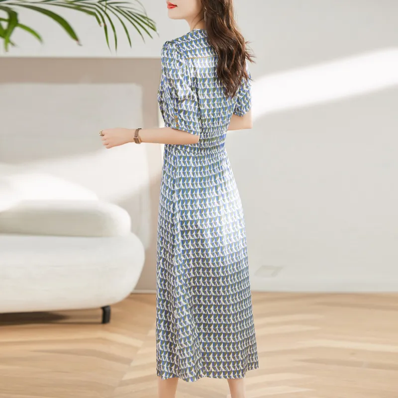 Hang Yi Court Short Sleeved Dress Women's-7