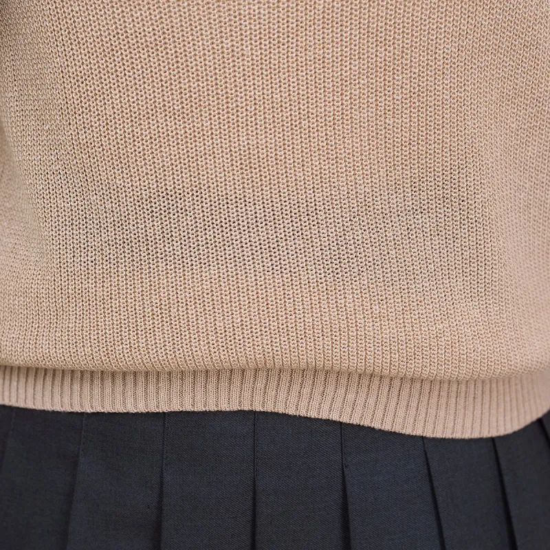 FAWENXIANGZI Knitwear Women's Leather Pink-6