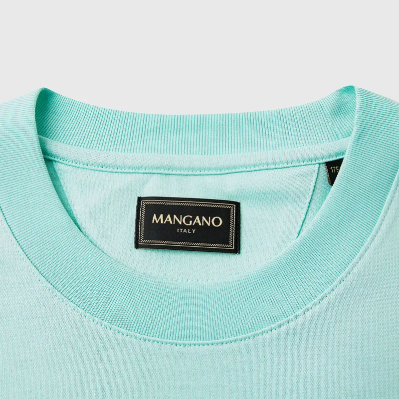 MANGANO T Shirts Men Mint Green-3