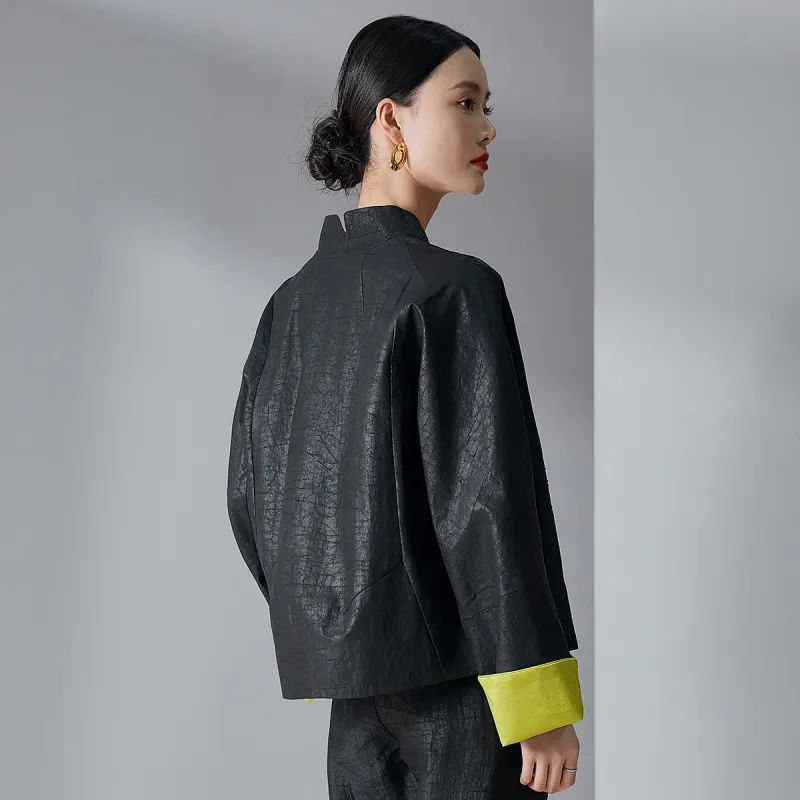 Hang Yi Court Jackets Women's Black-6