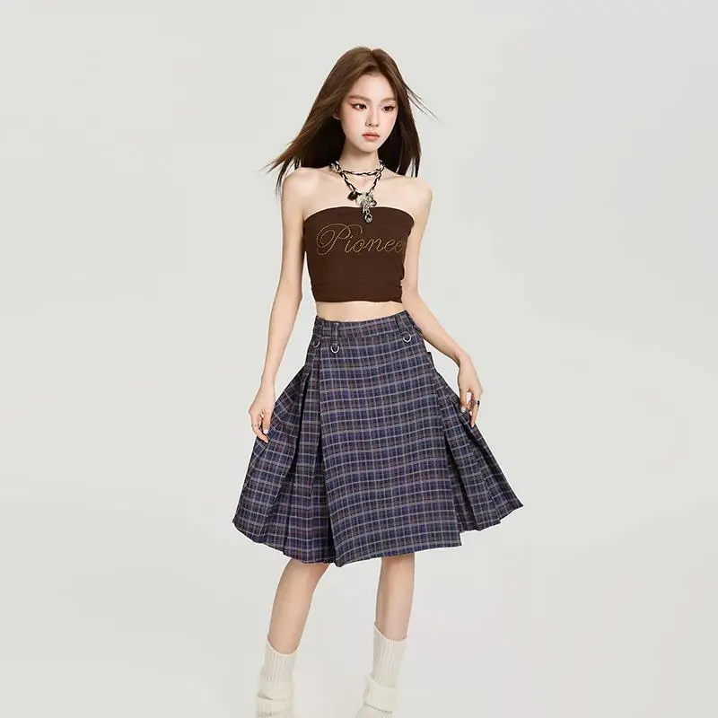 YINLEI Casual Long Skirt Women's-2