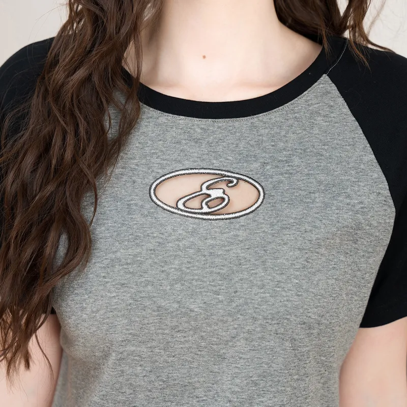 FAWENXIANGZI Raglan Sleeve T Shirt Women's-4