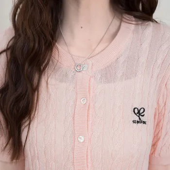 FAWENXIANGZI Knitwear Women's Pink