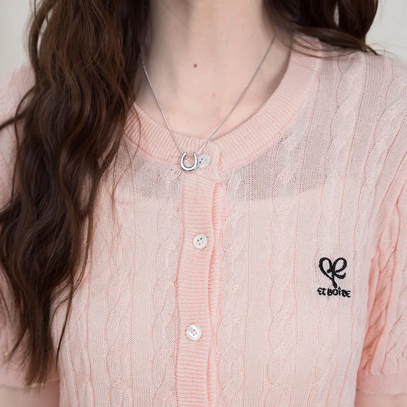 FAWENXIANGZI Knitwear Women's Pink-0