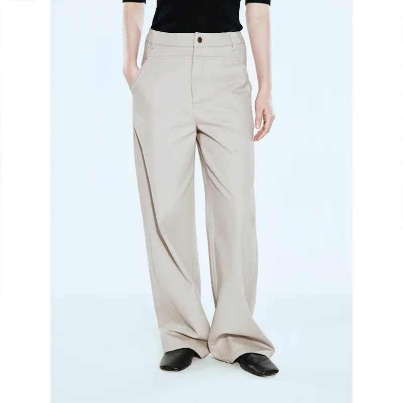 COVERINS Casual Pants Women's Light Gray-2