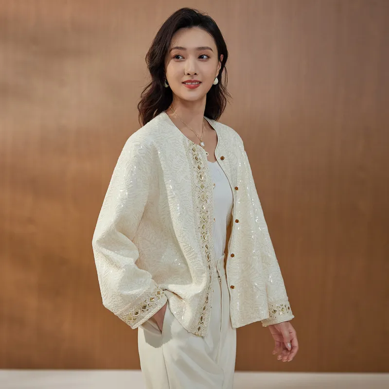 Hang Yi Court Cropped Coat Women's-2