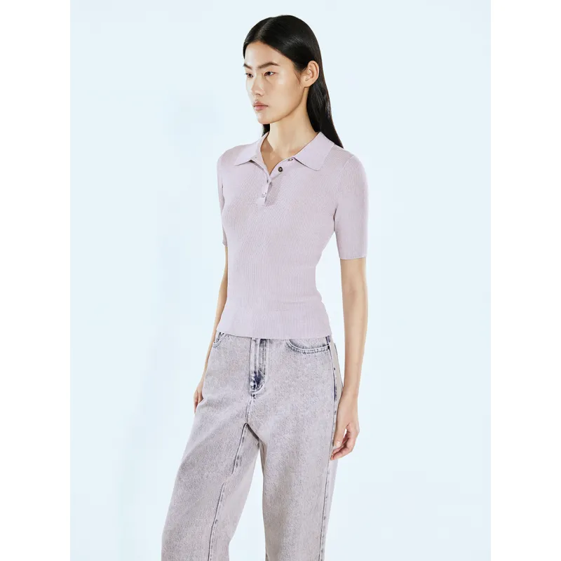 COVERINS Knitwear Women's Smoky Purple-3
