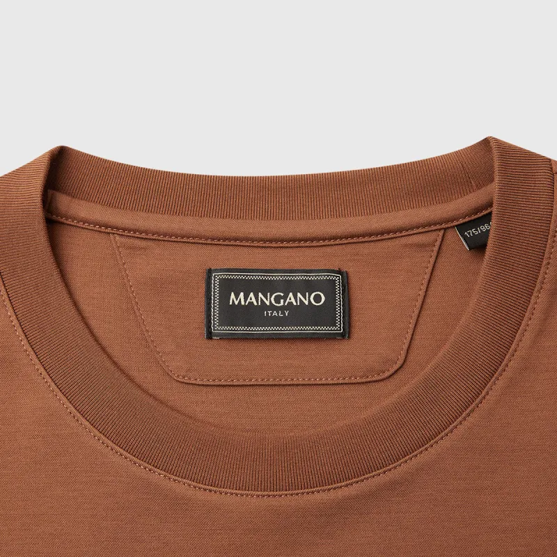MANGANO T Shirts Men Coffee-3