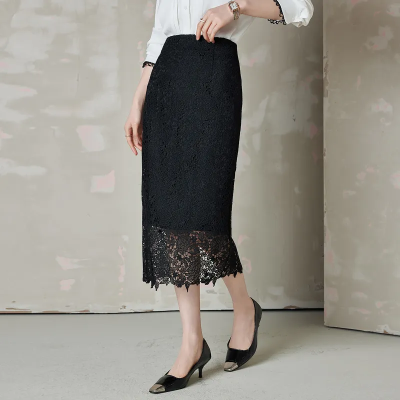Hang Yi Court Casual Long Skirt Women's-2
